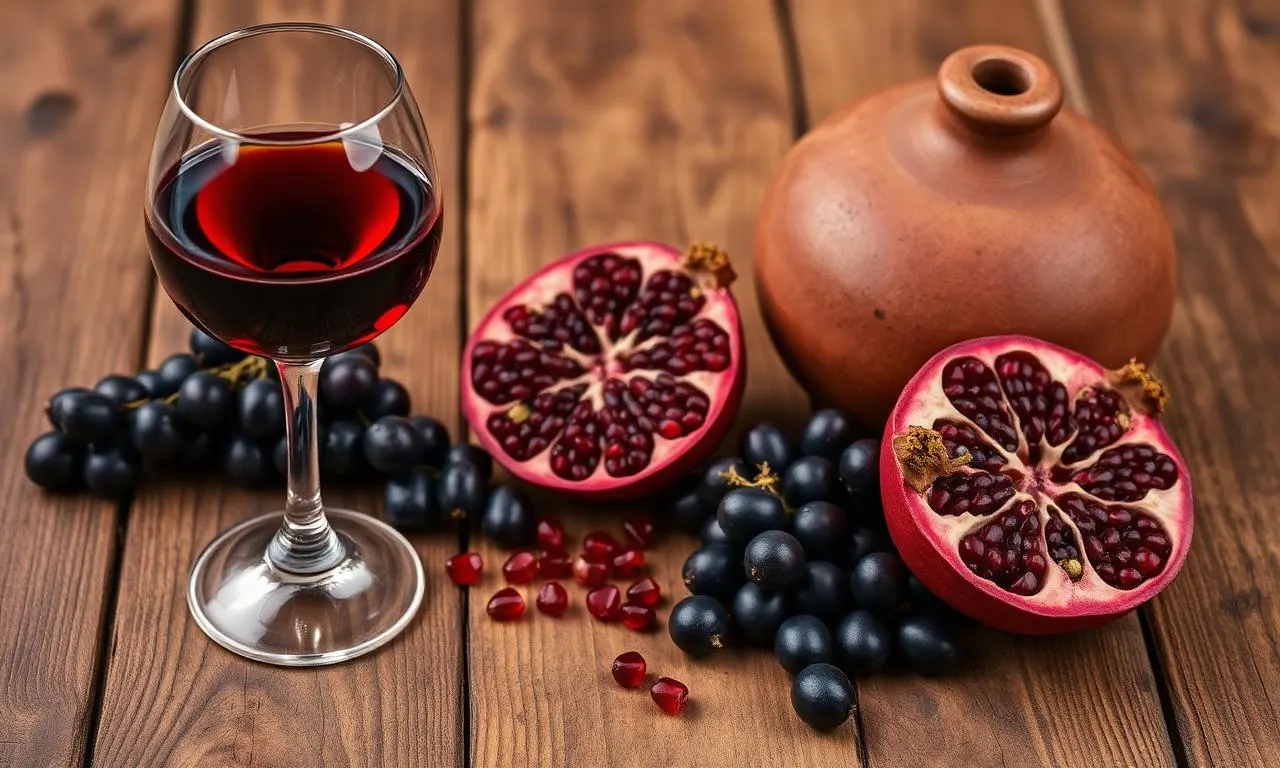 Armenische Weintradition - Reben, Granatapfel und Brandy